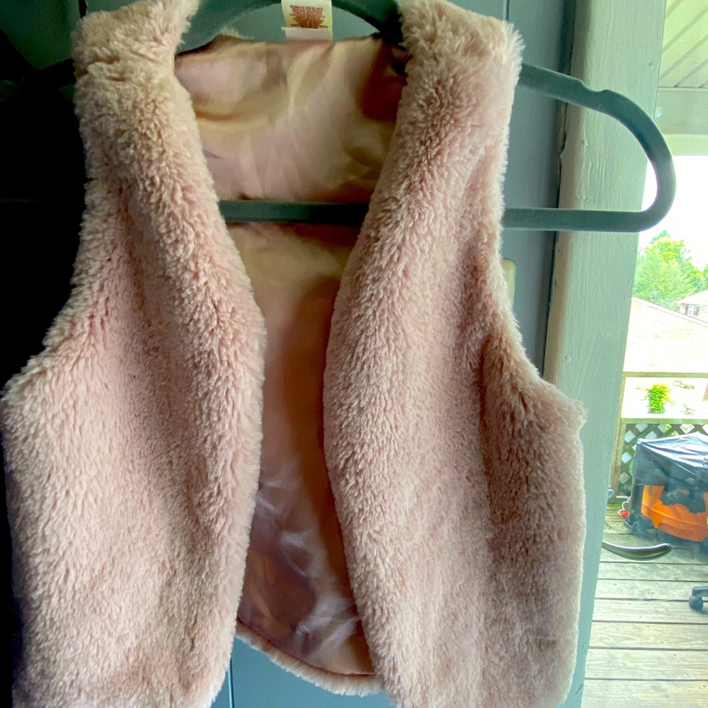 Girls Faux Fur Vest